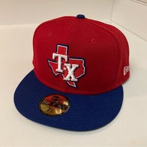 Texas Rangers New Era 2020 Ac Alt 3 59fifty hat Sz 7 5/8 Red MLB